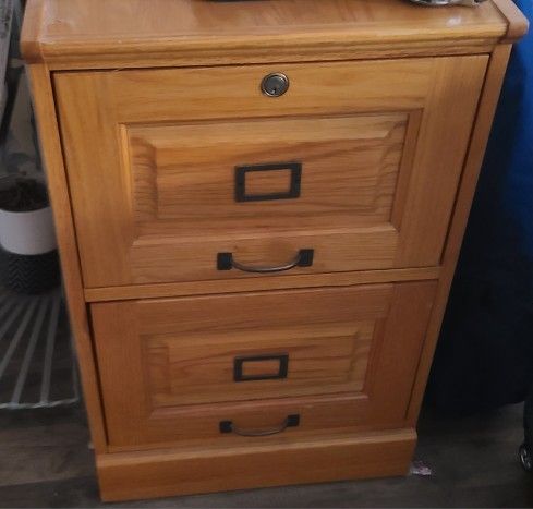 Wooden Filing Cabinet
