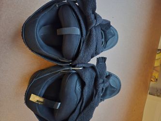 Lanvin Curb Sneakers Triple Black Size 44 (US 11) Used No Box