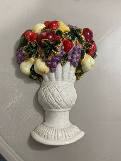 Ganz Hand Painted Ceramic Wall Hanging