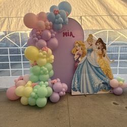 Princess Birthday Balloons 