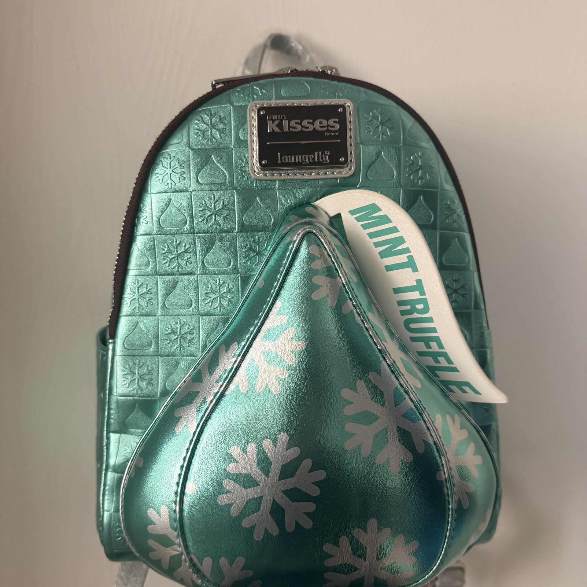 Loungefly Mint Hershey's Kisses Snowflake Backpack
