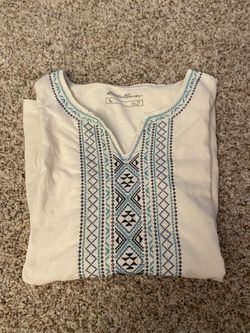 Eddie Bauer Boho Tunic Top Sz XS