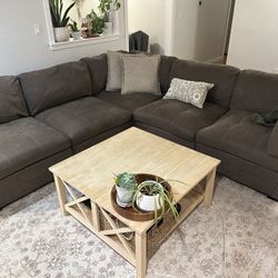 Sectional Couch And Coffee Table! 