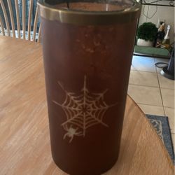 Tall Column Halloween Candle Holder 