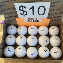 15 Mizuno RB 566 Golf Balls