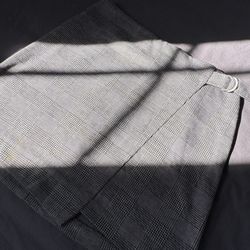 Gray Plaid Mini Skirt (small)