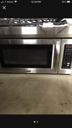 Kitchen Aid Stainless Steal Microwave