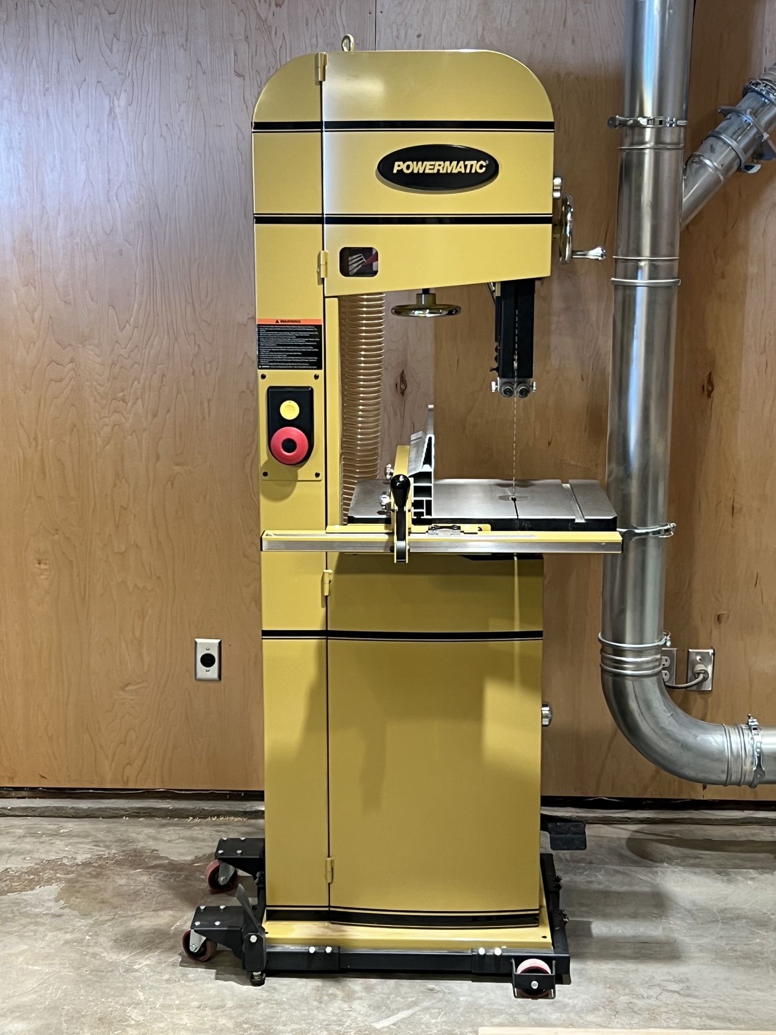 Powermatic PM1500 Bandsaw 230V on a Mobile Base