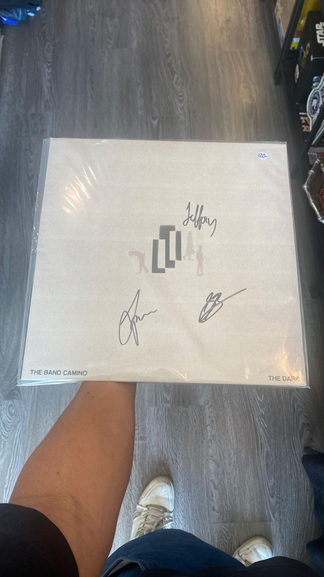 The Band Camino The Dark Vinyl Record Signed