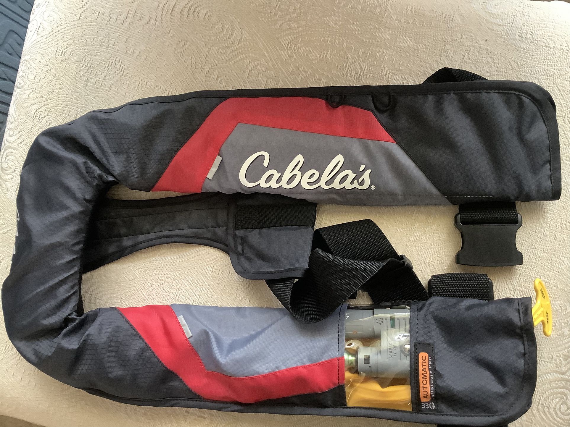 Cabelas 33G Automatic Inflatable PFD
