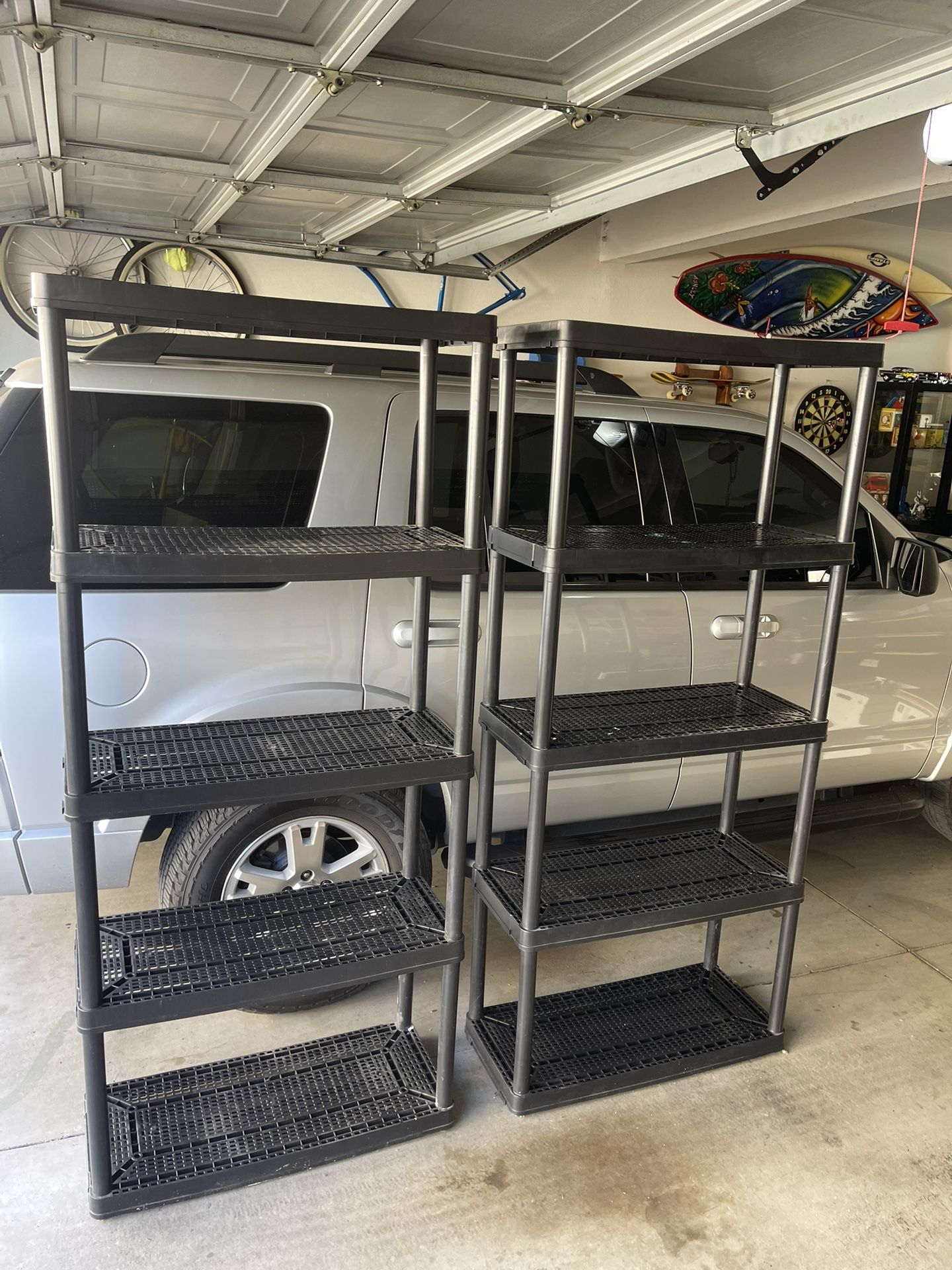 Plastic Shelves $7 For Both