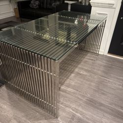 Office Desk And Console Together $275