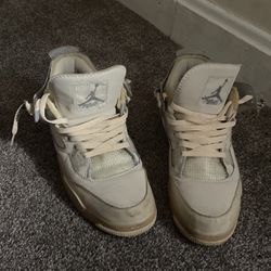 (Used) Off White 4s Sail (Size 13) No Box 