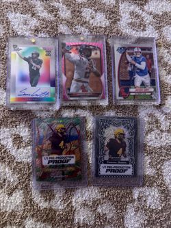 College Football Trading Cards Lot of 5