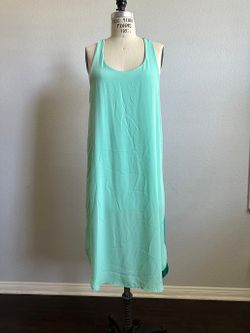 Everly Teal Racerback Maxi Dress Size M
