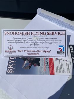 Senic Flight Out Of Snohomish: 1 Hour