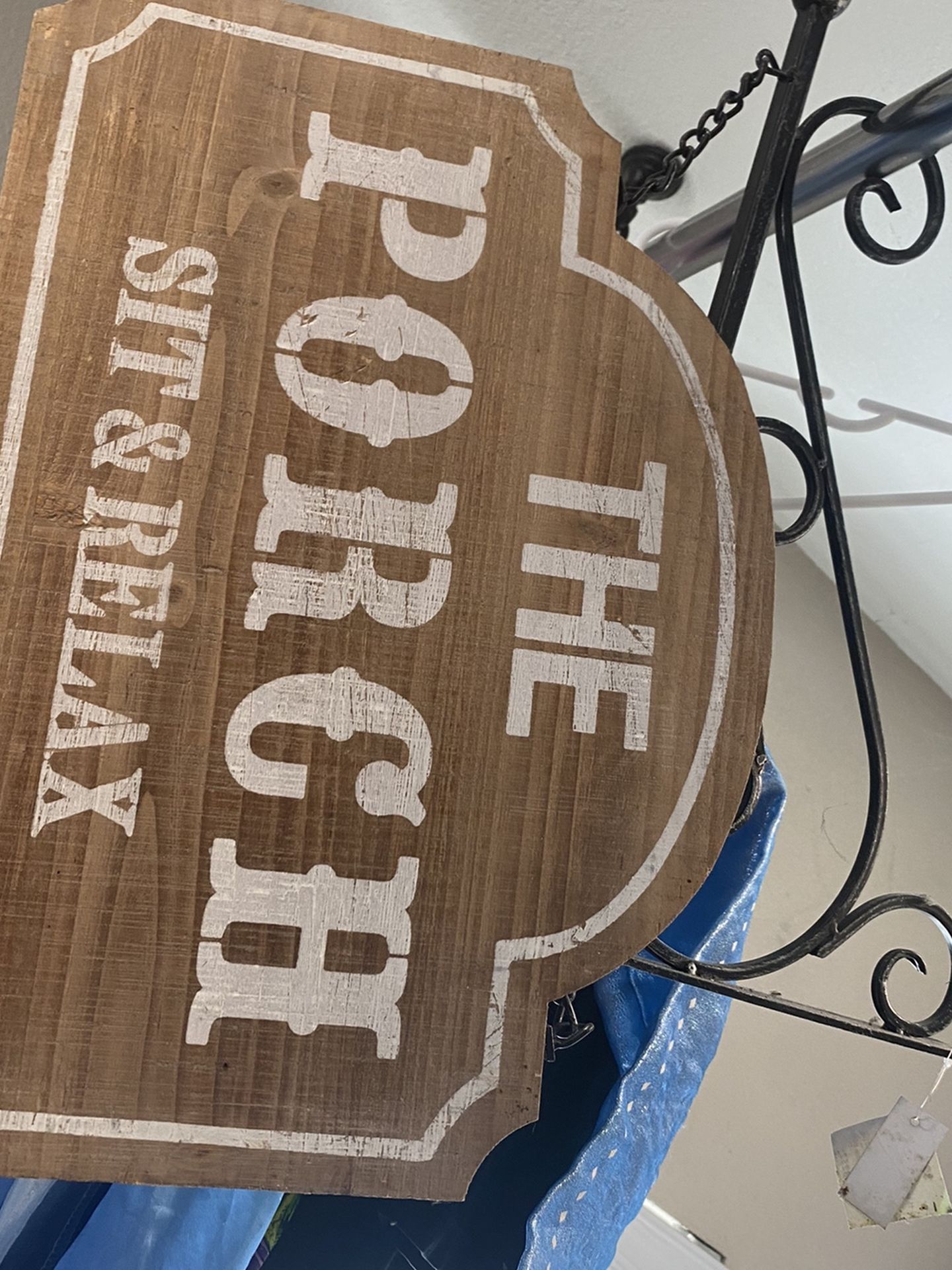 Porch Sign Never Used