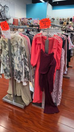 Clothes starting at $1