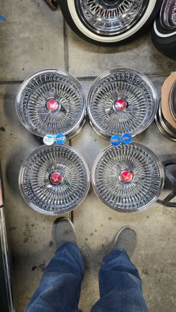 Daytons wire wheels original Dayton wire wheels Made in USA $ trade Tru Spokes Wire Tru Classic wire Roadster wire starwire Classics Cragar Supreme