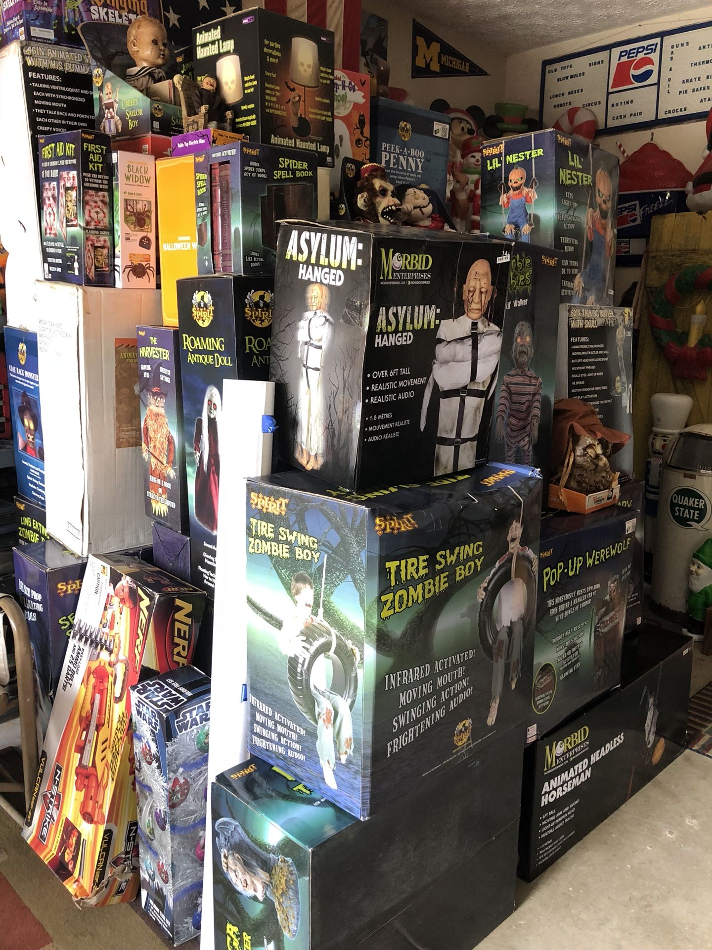 Huge Halloween Garage Sale