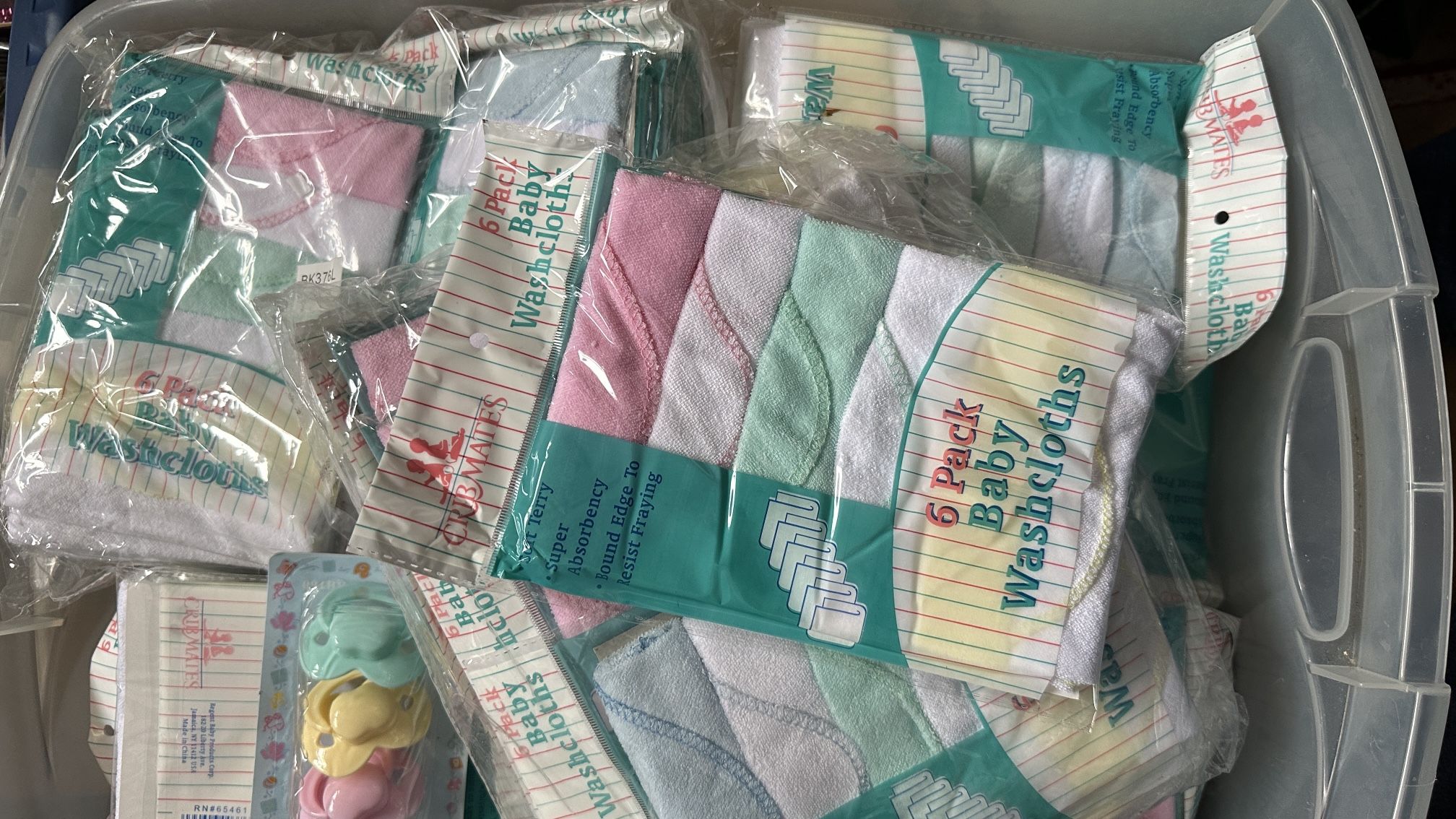 Baby Washcloths 390 (65 sets Of 6)