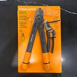 Fiskars Lopper & Hand Pruner 2-Piece Garden Trimming Set $13