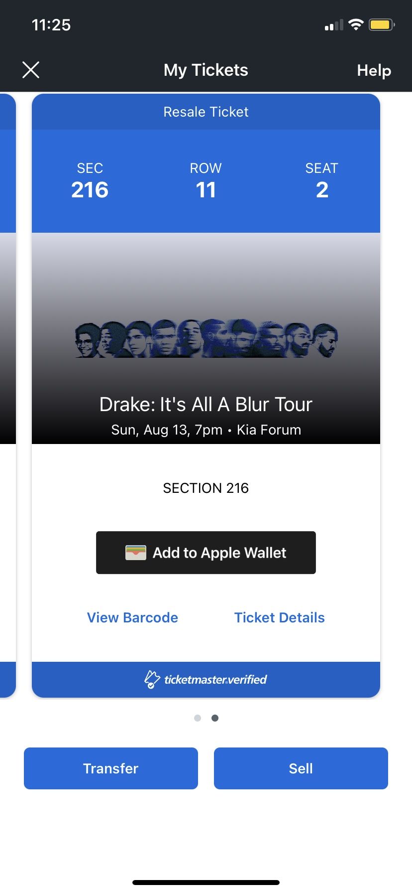 drake tickets(440 each Or best offer)