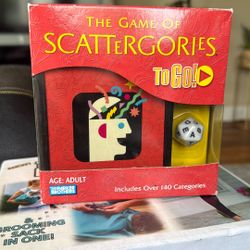The Game of Scattergories To Go 