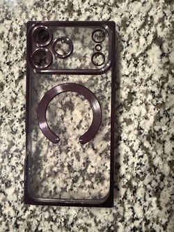 Clear iPhone 17 pro max Case with MagSafe Ring