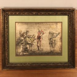Old Print In A Nice Frame