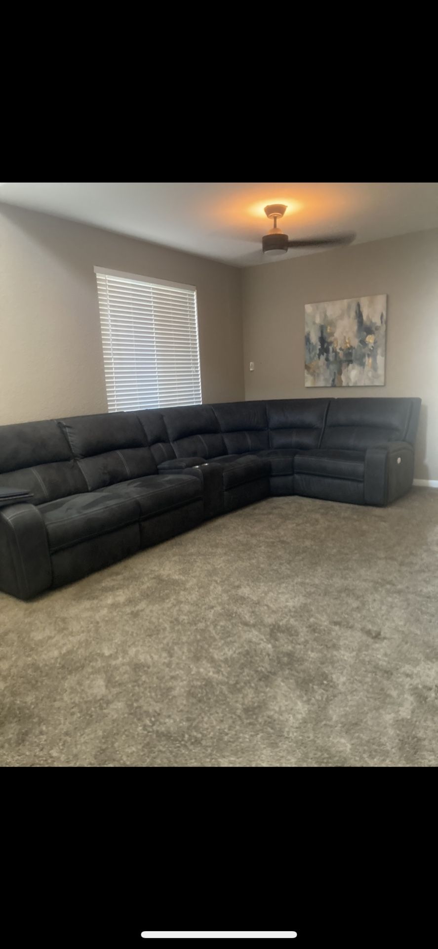 Selling Six Piece grey Sectional