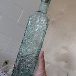 Decorative Glass Bottle With Cork
