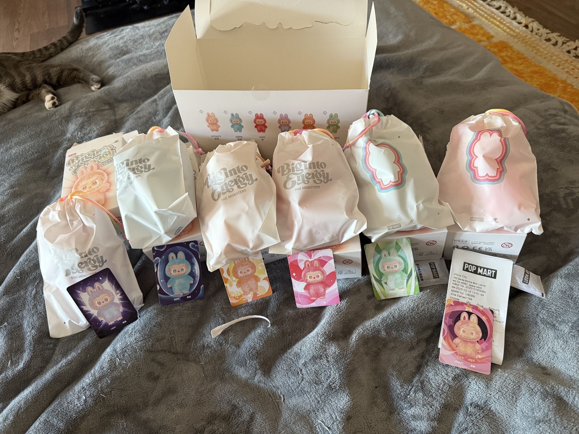 THE MONSTERS Big Into Energy Series-Vinyl Plush Pendant Blind Box Set