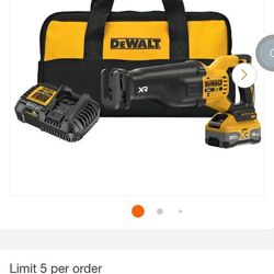 Brand New Brushless DeWalt Sawzall(New Battery Included)