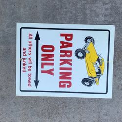 Parking Sign