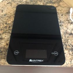 Kintrex tempered glass kitchen scale