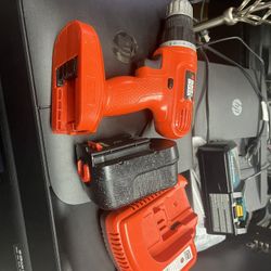 Black & Decker GC1440 GC1200 Cordless Drill 14.4V Battery w/ AC Adapter Charger