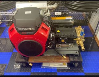 HONDA 8.0 GPM/3500 psi Belt Driven Skid Pressure Washer