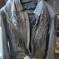 Leather Jacket Western Style