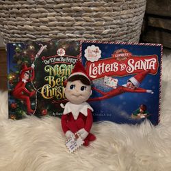 Elf On The Shelf Hard Book Set With Plush Elf On The Shelf