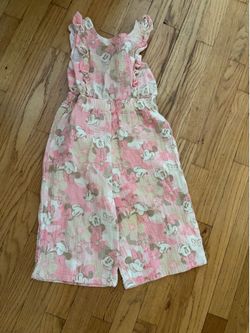 Minnie Mouse toddler capri romper
