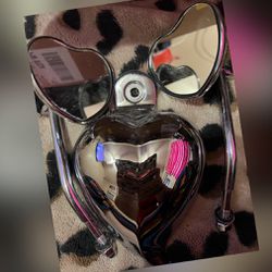 Heart Mirror And Horn Cover For A Motorcycle  