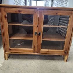 Wood Entertainment Center / Media Console