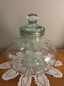 Large Vintage Terrarium Or Storage Jar. **READ BELOW (Johnstown Ohio)