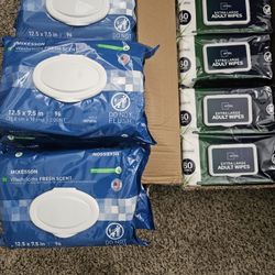 Adult Wipes And Washcloths 