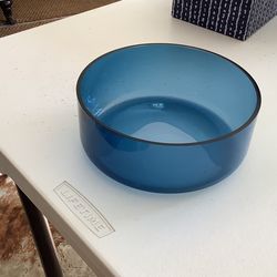 1 Vase, 1 Decorator Blue Coastal Bowl. Perfect For Coastal Theme 