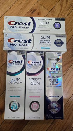 Crest Pro-Health Toothpaste Bundle – 5 Pack