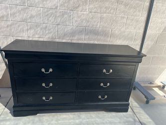 Black dresser