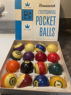 Brunswick Centennial Pocket Balls
