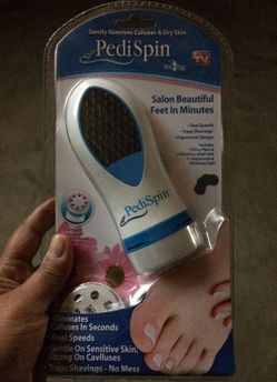 Pedispin ( gently removes callus)